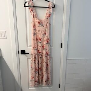 H&M Floral Pink Maxi Dress